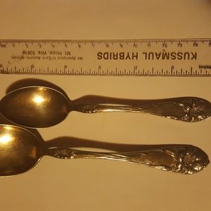 Vintage silver plated spoons